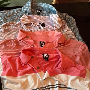Lot of 4 footjoy men’s golf shirts